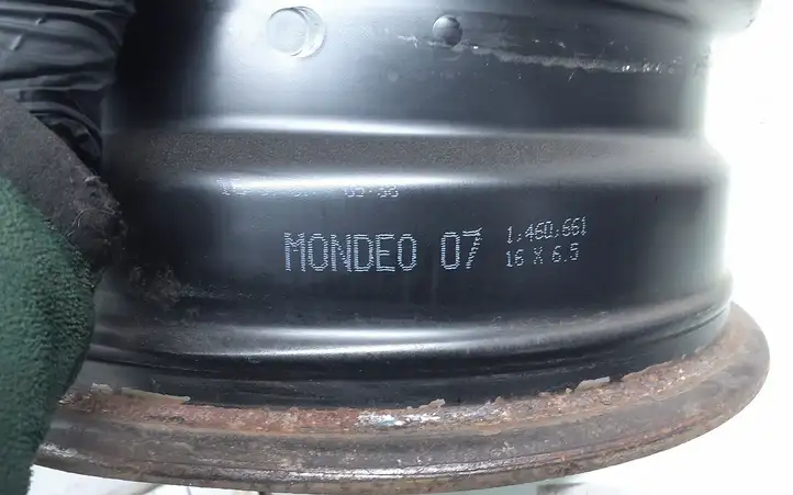 Ford Mondeo Mk III (2000 - 2007) 1460661 Стальной штампованный диск R16 — фото 3