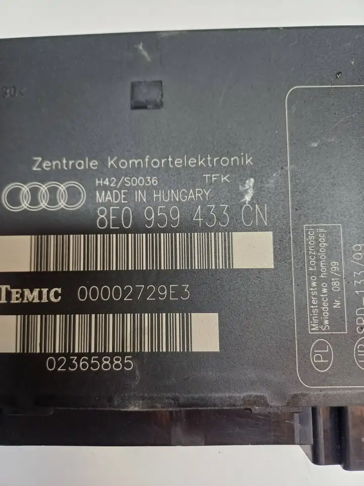 Audi A4 S4 B7 8E 8H (2004 - 2009) 8E0959433CN Модуль комфорта — фото 4