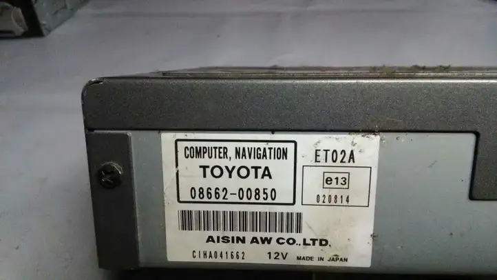 Toyota Avensis T220 (2000 - 2003) 0866200850 Блок навигации GPS — фото 2