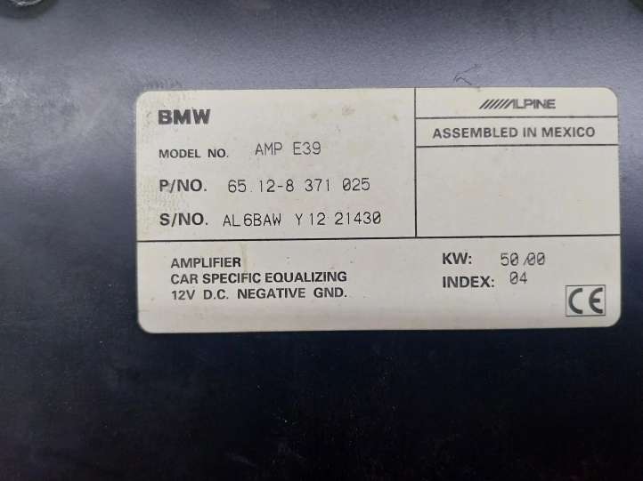 BMW 5 E39 Garso stiprintuvas