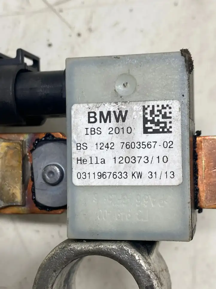 BMW X6 E71 (2008 - 2014) 7603567 Минусовой провод аккумулятора — фото 2