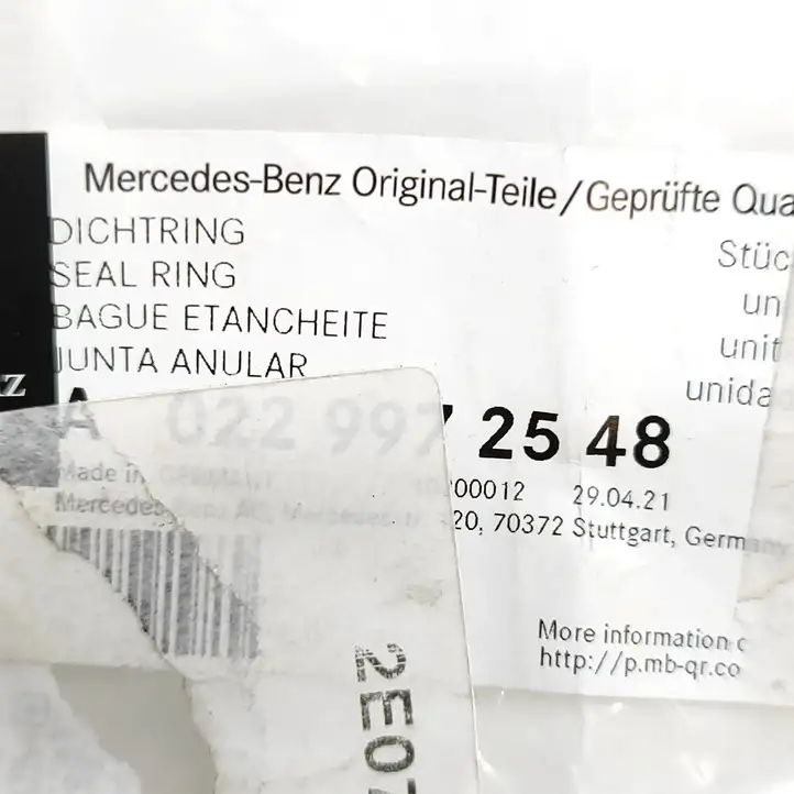 Mercedes-Benz ML W164 (2005 - 2011) A0229972548 Прочие детали моторного отсека — фото 6