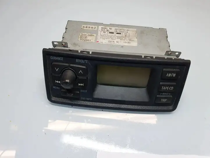 Toyota Yaris (1999 - 2003) 8611052140 Магнитола / мультимедийная система — фото 1