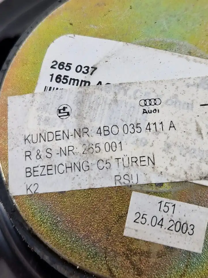Audi A6 S6 C5 4B (1997 - 2001) Твитер задних дверей — фото 4
