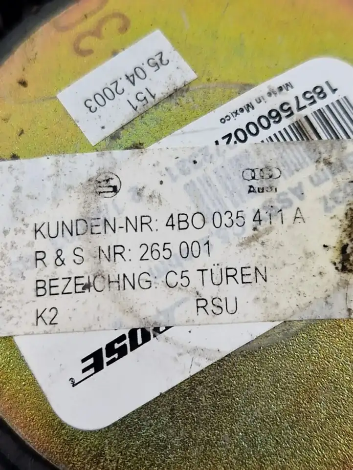 Audi A6 S6 C5 4B (1997 - 2001) Твитер задних дверей — фото 4