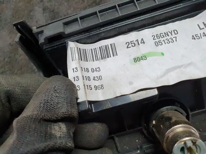 Opel Vectra C (2002 - 2005) 13118043 Контроллер мультимедийной системы — фото 5