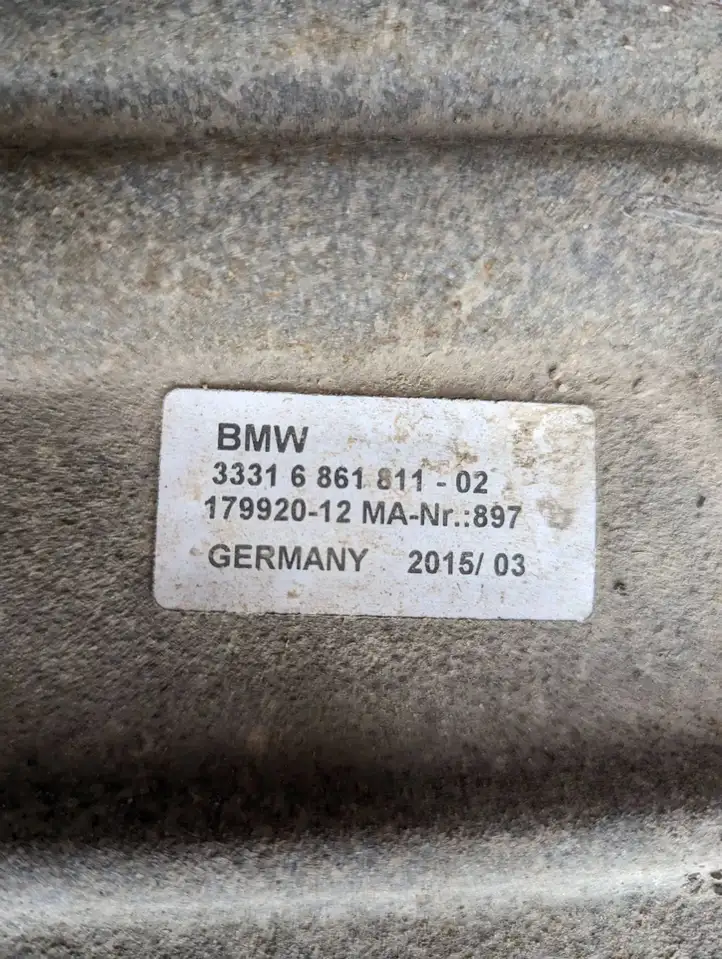 BMW 3 F30 F35 F31 (2012 - 2018) 6861811 Прочие детали днища — фото 7
