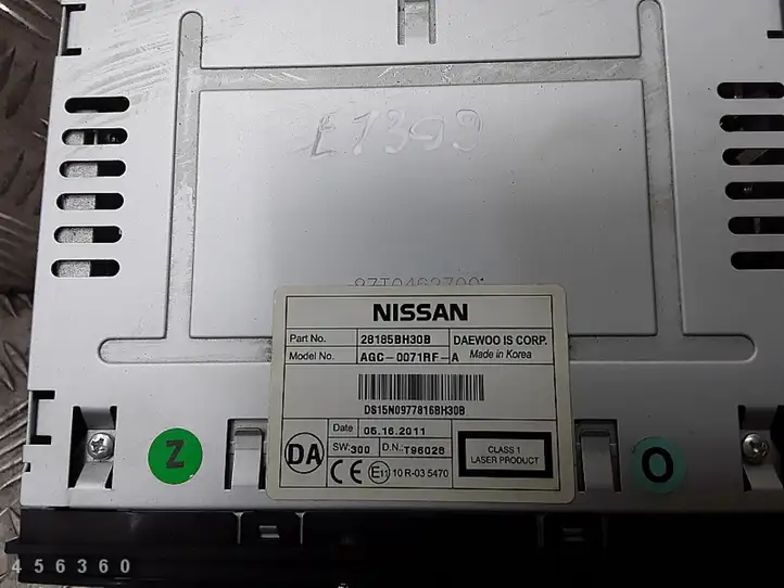 Nissan NV200 (2009 - ) 28185bh30b Магнитола / мультимедийная система — фото 7