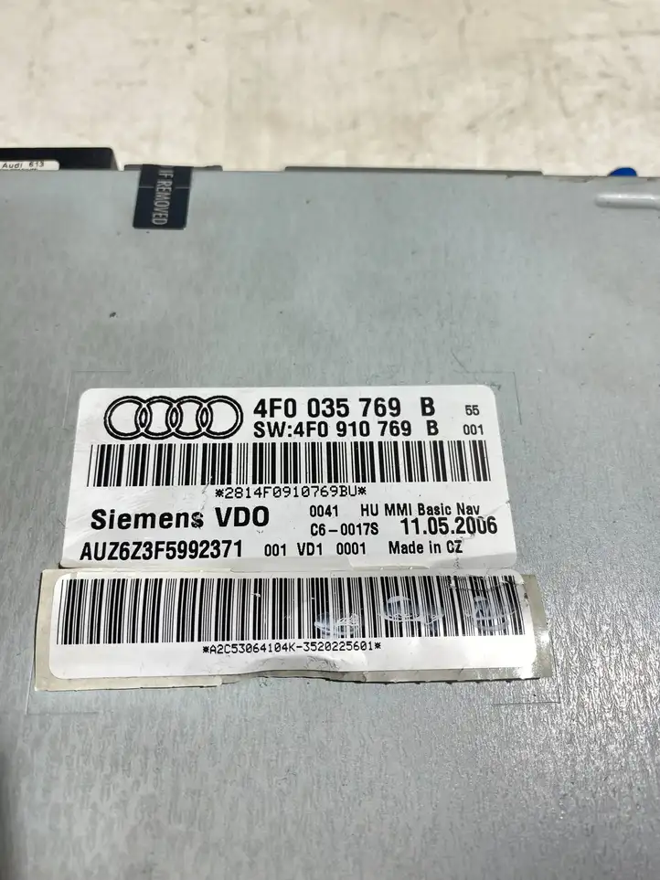 Audi A6 S6 C6 4F (2004 - 2008) 4F0035769B Навигационный привод CD/DVD — фото 5