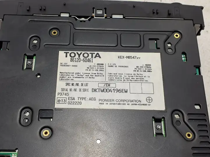Toyota Land Cruiser (J120) (2002 - 2009) 8612060461 Магнитола / мультимедийная система — фото 2
