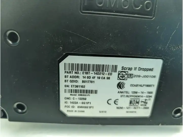 Ford Ecosport (2013 - 2018) E1BT-14D212-ED Bluetooth модуль — фото 7