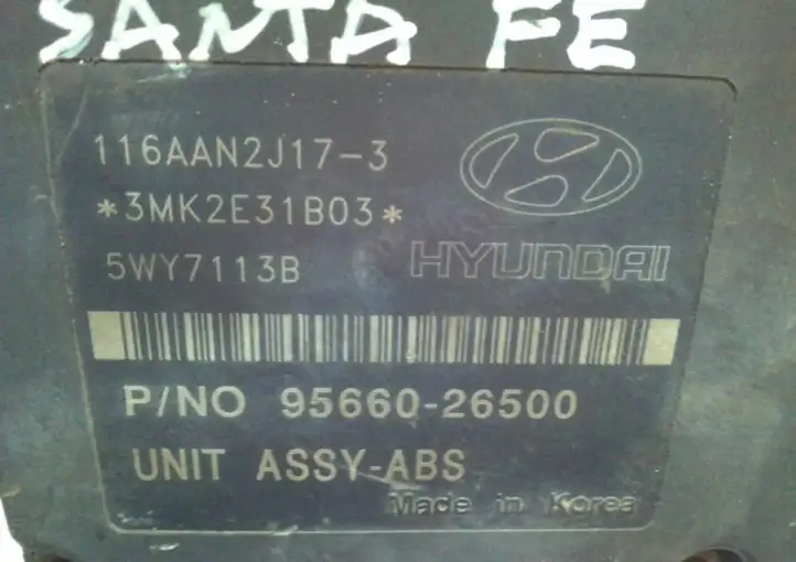 Hyundai Santa Fe (2000 - 2005) 5890026150 ABS блок — фото 5