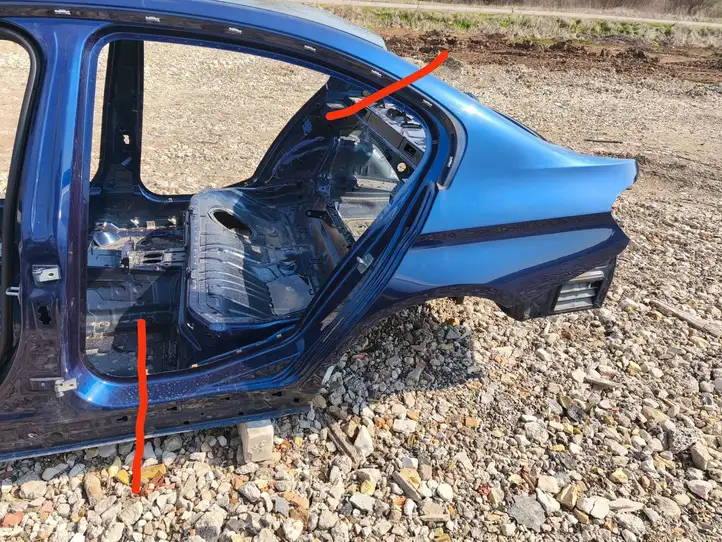 BMW 3 F30 F35 F31 (2012 - 2018) Задняя часть кузова — фото 8