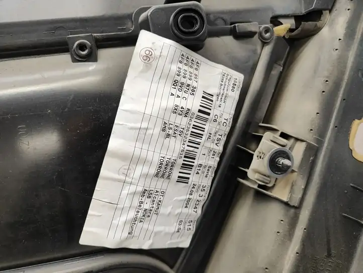 Audi A6 S6 C6 4F (2004 - 2008) 4F0867305 Обшивка задней двери — фото 7