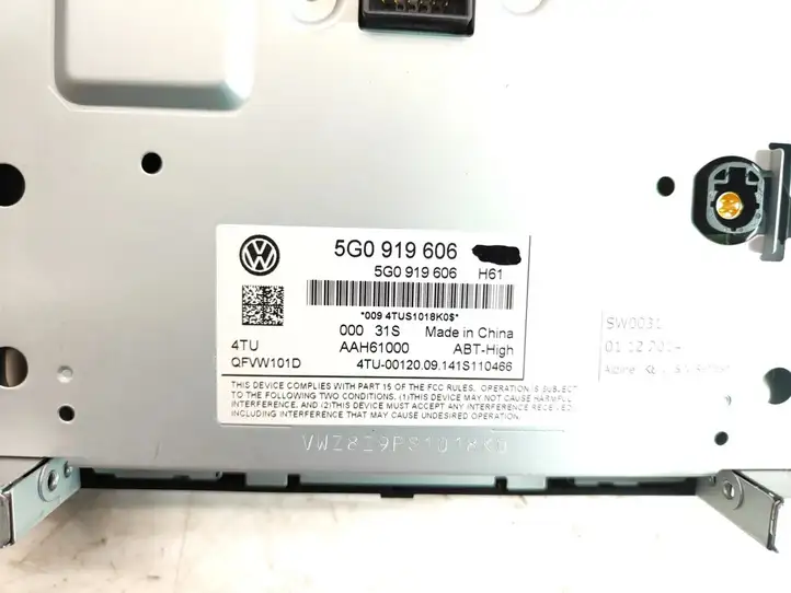 Volkswagen Golf VII (2013 - 2019) 5G0919606 Магнитола / мультимедийная система — фото 4