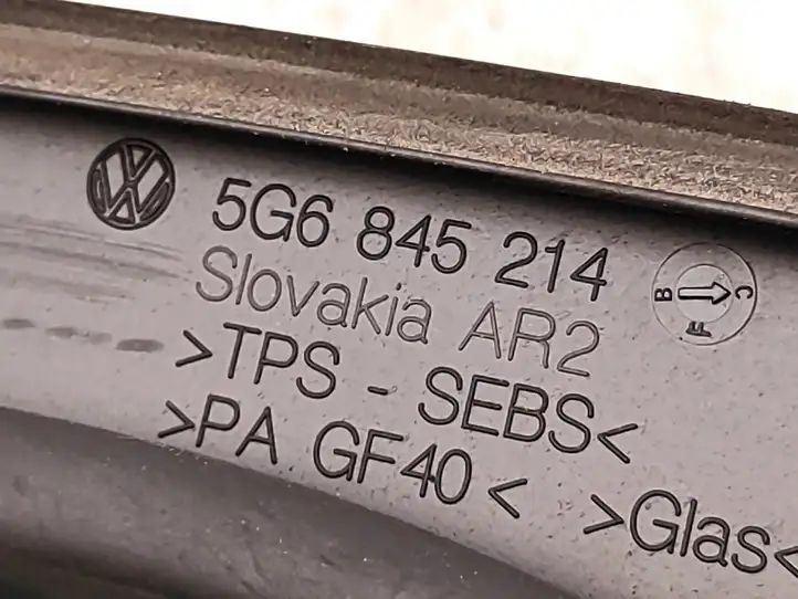 Volkswagen Golf VII (2013 - 2019) 5G6845214 Форточка двери — фото 7
