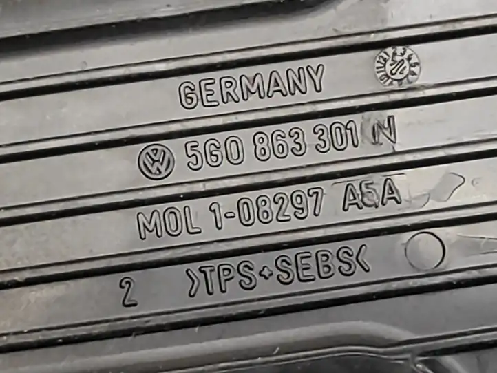 Volkswagen Golf VII (2013 - 2019) 5G0863301N Коврик выдвижного ящика — фото 9