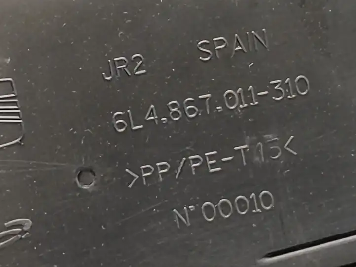 Seat Ibiza III (6L) (2002 - 2008) 6L4867011 Обшивка передней двери — фото 3
