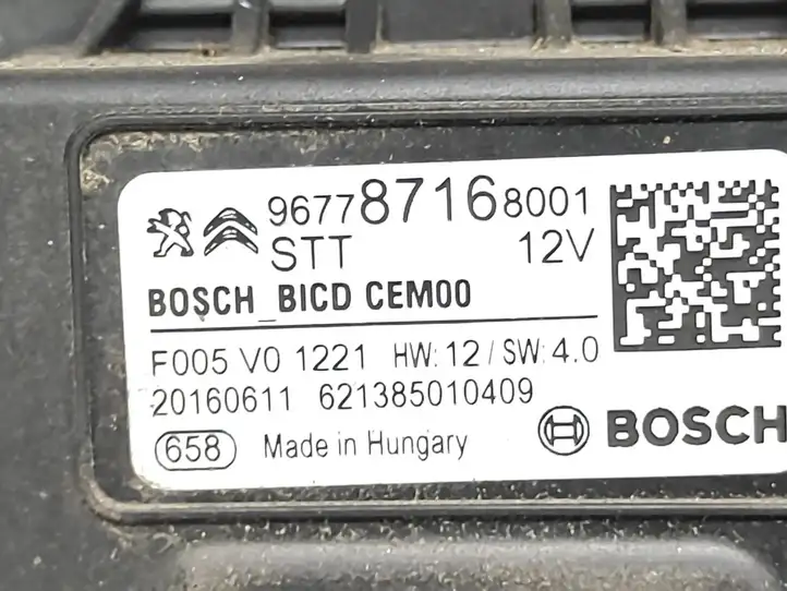 Peugeot 2008 I (2013 - 2019) 967787168001 Модуль Start/Stop — фото 6