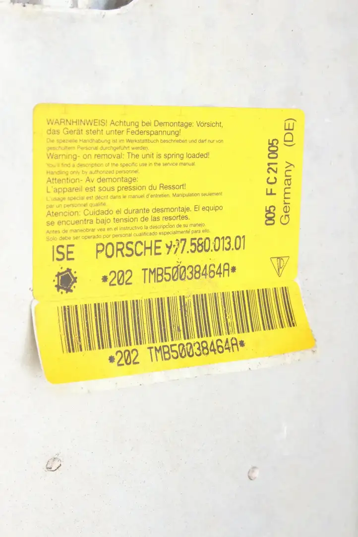 Porsche 997 (2004 - 2012) 99758001301 Прочие детали салона — фото 4