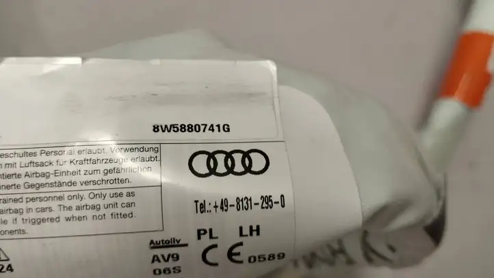 Audi A4 S4 B9 8W (2019 - ) 8w5880741g Боковая подушка безопасности шторка — фото 3