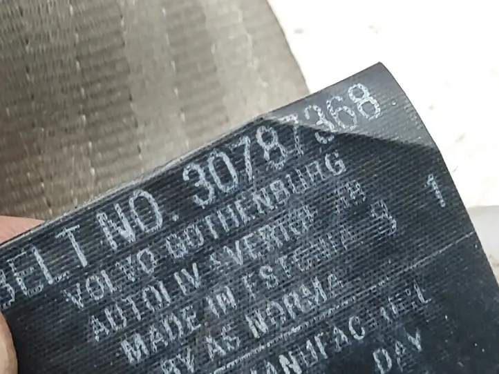 Volvo C70 (2005 - 2009) 30787368 Задний ремень безопасности — фото 6