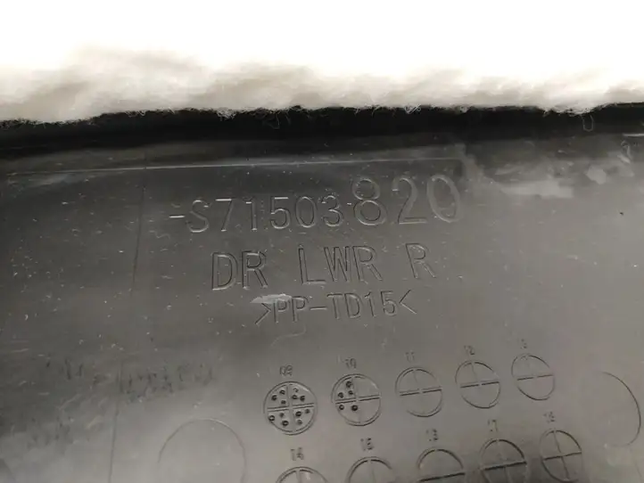 Subaru Outback (2009 - 2014) S71503820 Обшивка задней двери — фото 3