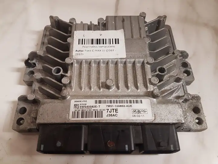 Ford C-MAX I (2007 - 2010) 7M5112A650AUE Блок управления двигателем (ECU) — фото 3