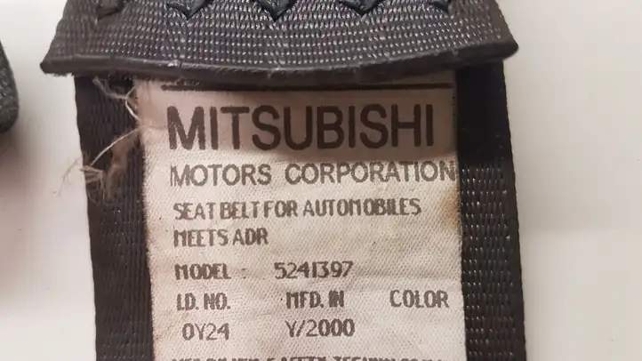 Mitsubishi Pajero Sport I (1996 - 2004) MR792398 Центральный ремень безопасности — фото 3