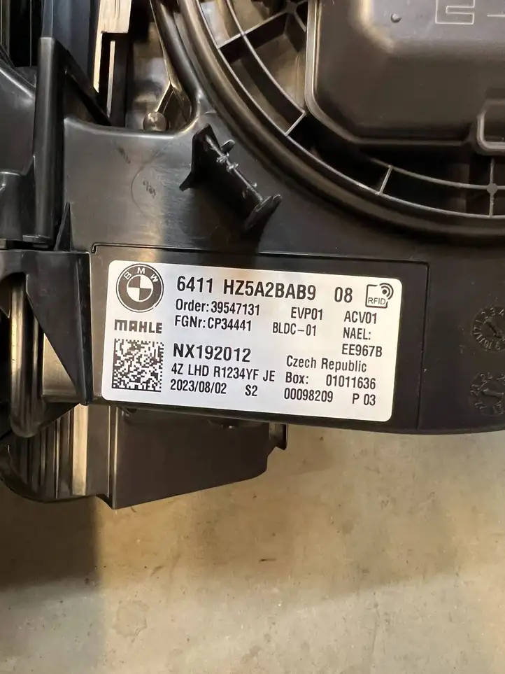 BMW iX (2021 - ) 5A2BAB9 Комплект системы вентиляции салона — фото 7