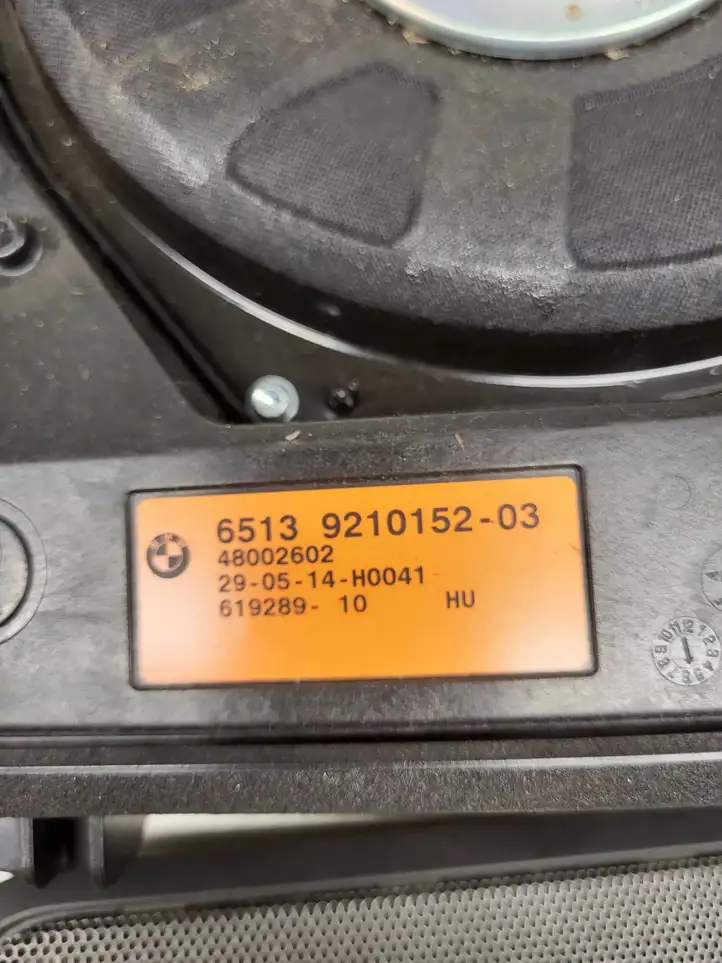 BMW 3 F30 F35 F31 (2012 - 2018) 9343766 Комплект аудиосистемы — фото 16