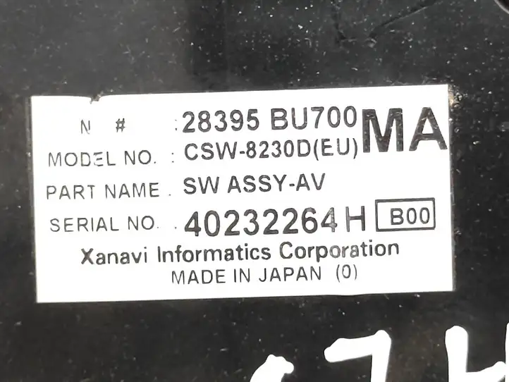 Nissan Almera (2000 - 2006) 28395BU700 Магнитола / мультимедийная система — фото 6