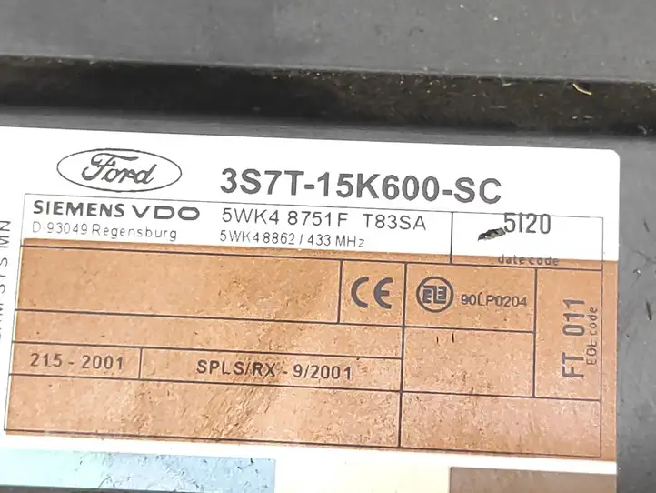Ford Mondeo Mk III (2000 - 2007) 4S7A12A650FB Комплект системы зажигания — фото 12
