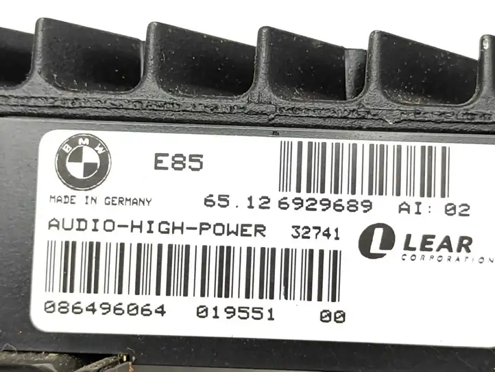 BMW Z4 E85 E86 (2002 - 2008) 65126929689 Усилитель звука — фото 4