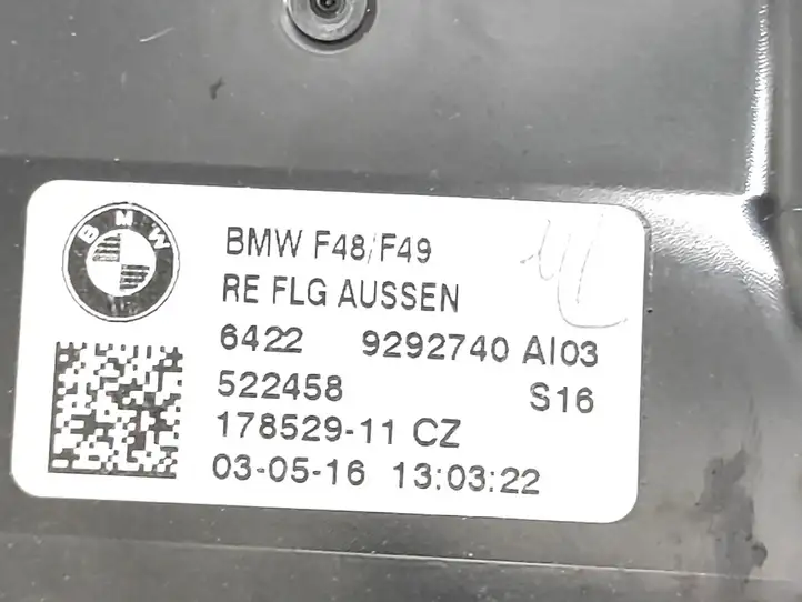 BMW X1 F48 F49 (2015 - 2022) 64229292740 Боковой воздушный дефлектор — фото 4
