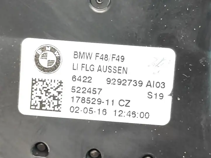 BMW X1 F48 F49 (2015 - 2022) 64229292740 Боковой воздушный дефлектор — фото 6