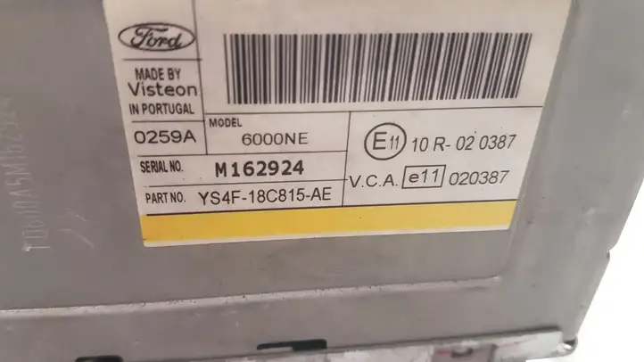 Ford Fiesta (2000 - 2005) 10R020387 Магнитола / мультимедийная система — фото 2