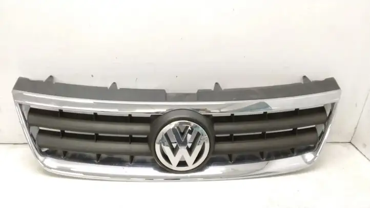 Volkswagen Touareg I (2002 - 2010) 7L6853653 Верхняя решетка радиатора — фото 1
