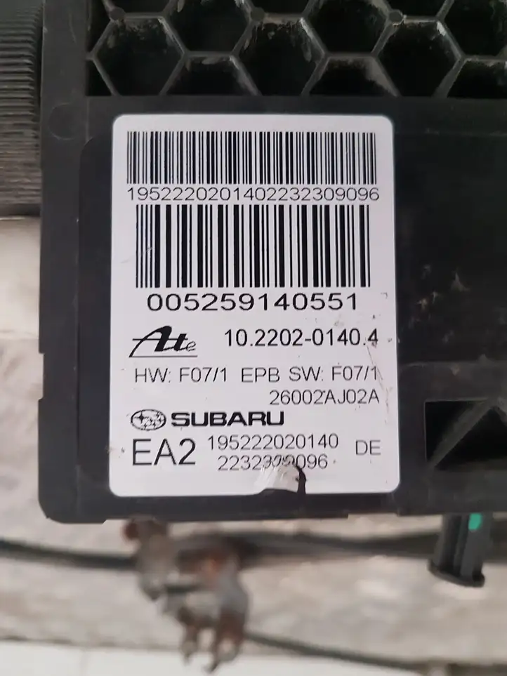 Subaru Legacy (2013 - 2015) 26002AJ02A Электрические провода ручного тормоза — фото 5