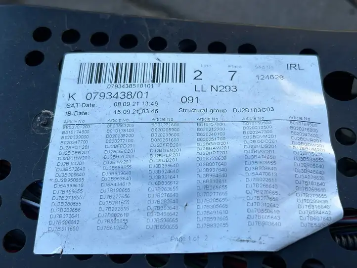 Mercedes-Benz EQC (2018 - ) A2055400972 Прочая электропроводка — фото 11