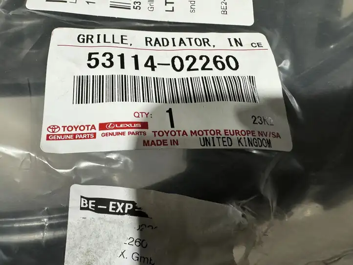 Toyota Auris E180 (2012 - 2018) 5311402260 Вентиляционная решетка кузова — фото 5