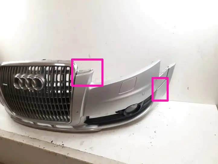 Audi A6 Allroad C6 (2006 - 2008) Передний бампер — фото 24