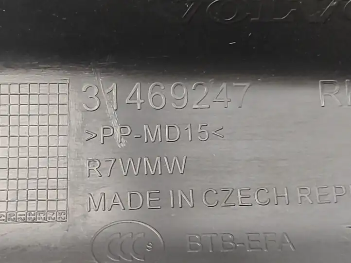 Volvo XC40 (2017 - ) 31469245 Внутренняя отделка заднего порога — фото 6