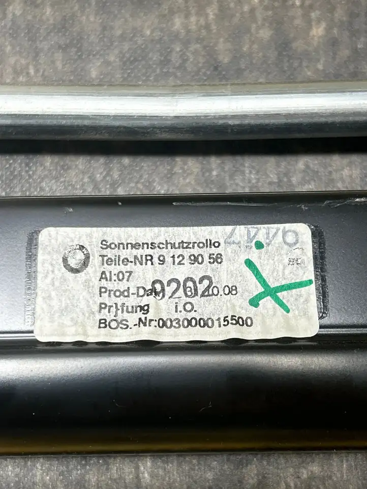 BMW 7 F01 (2008 - 2016) 9129056 Электрическая шторка заднего стекла — фото 4