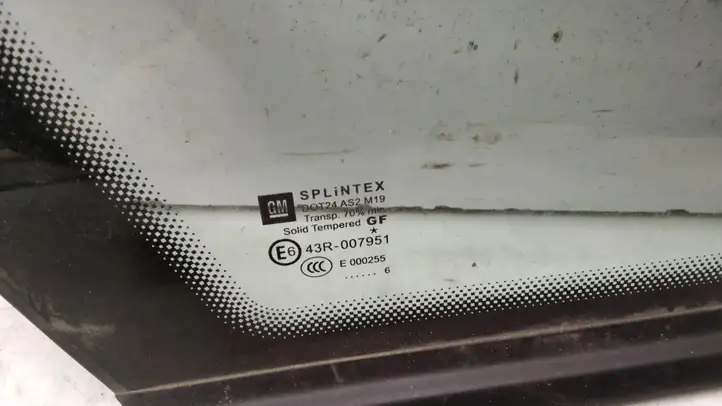 Opel Zafira B (2006 - 2008) 43R007951 Треугольное стекло кузова — фото 2