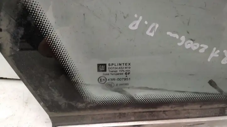 Opel Zafira B (2006 - 2008) 43R007951 Треугольное стекло кузова — фото 2