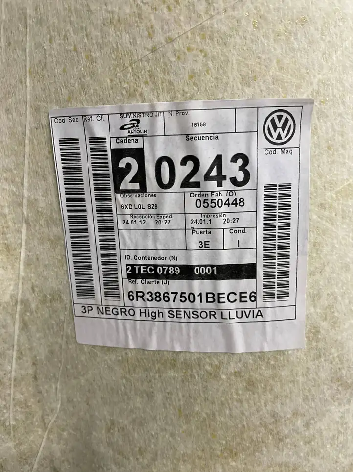 Volkswagen Polo V 6R (2009 - 2015) 6R3867501 Комплект потолочной обшивки — фото 2