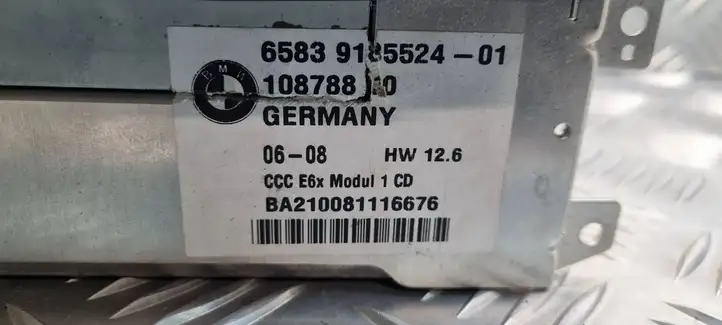BMW 5 E60 E61 (2004 - 2010) 9185524 Магнитола / мультимедийная система — фото 2
