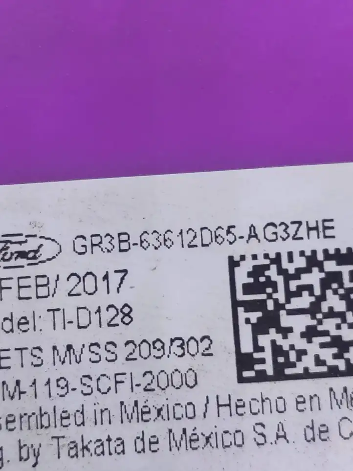 Ford Mustang VI (2015 - ) GR3B63612D65AG Передний ремень безопасности — фото 4