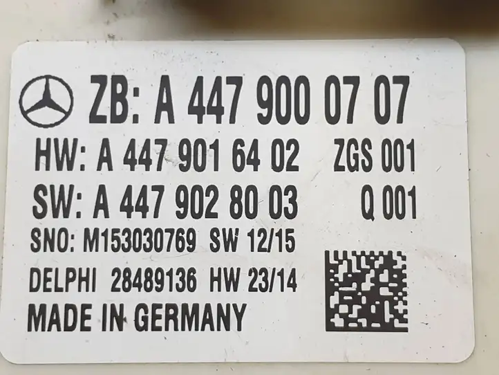 Mercedes-Benz Vito W447 (2014 - ) A4479000707 Модуль комфорта — фото 6